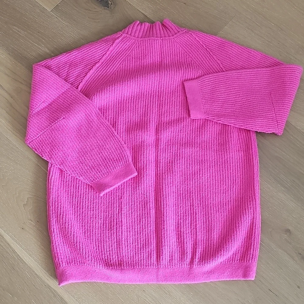 Free People Sunbeam Sweater in Hot Pink Small - Picture 6 of 6